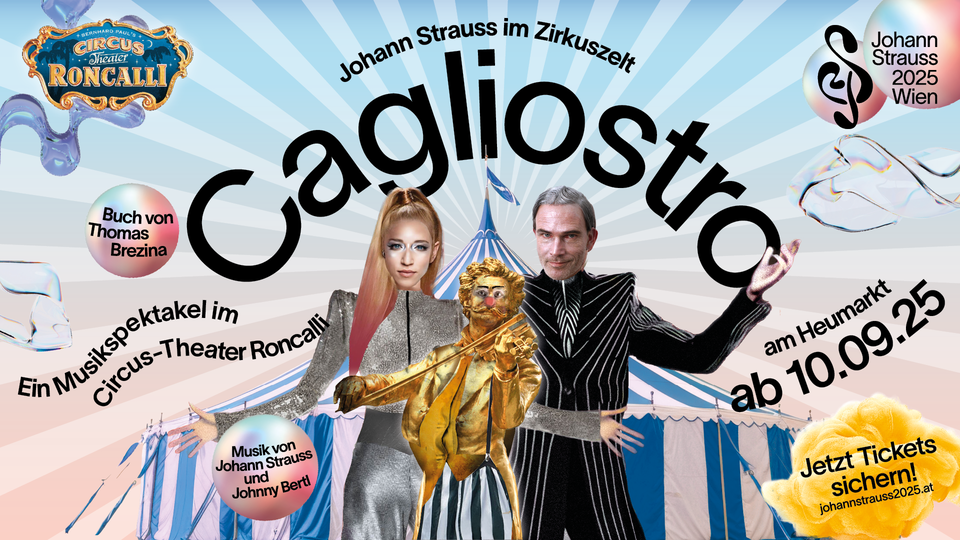 ›Cagliostro‹: Roncalli feiert Johann Strauss