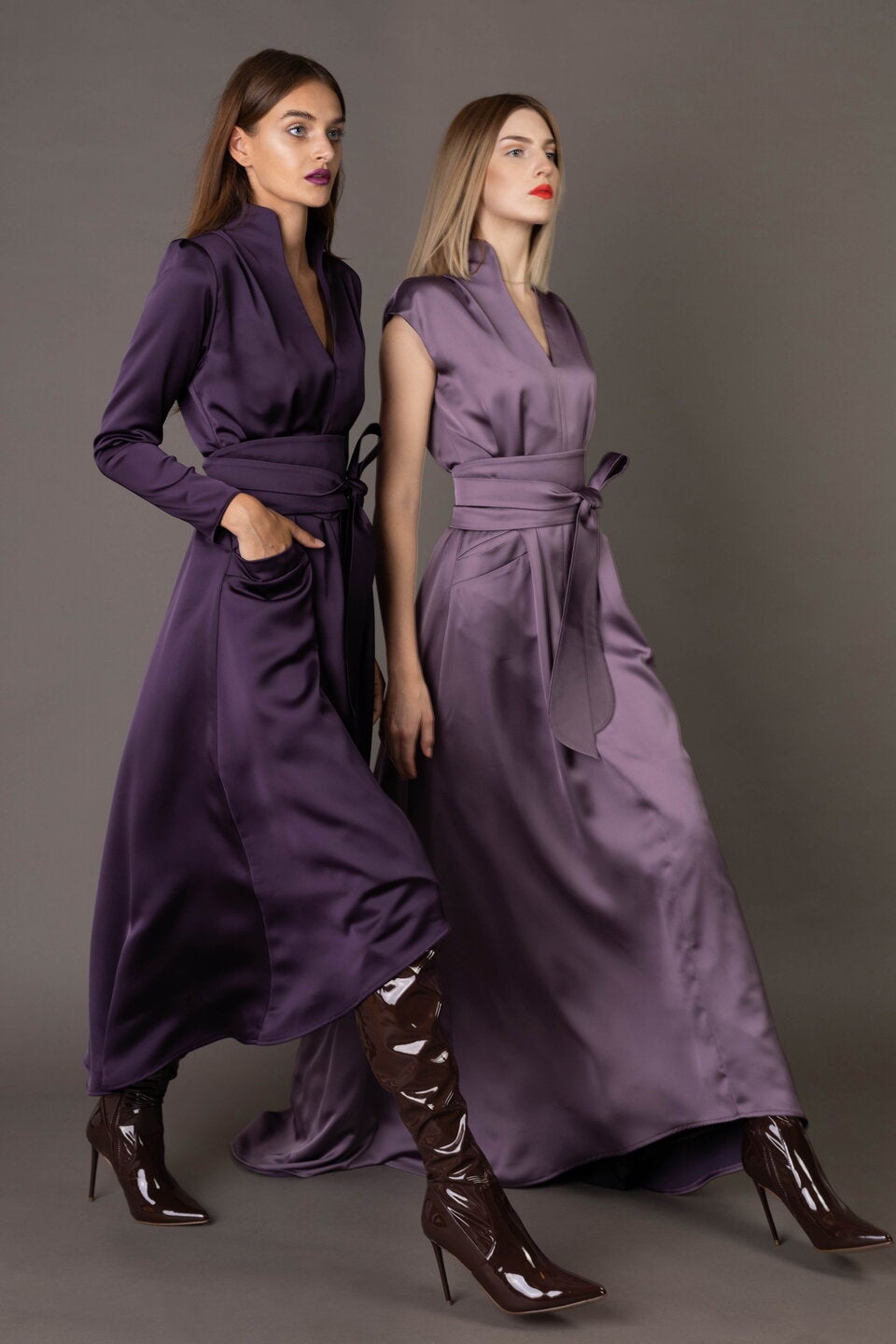 Silk and Satin Pieces define the new collection.