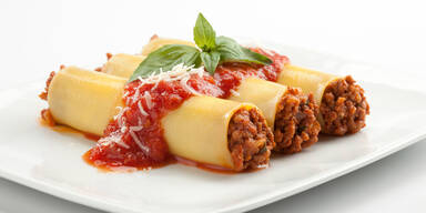 Cannelloni mit Fleischf&uuml;llung