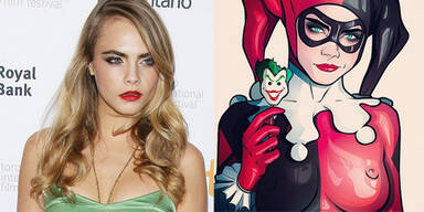 Cara Delevingne als sexy "Harley Quinn"