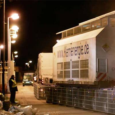 Atommüllstransport in Deutschland