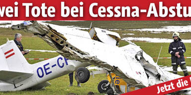 Kleinflugzeug abgestürzt - Zwei Tote