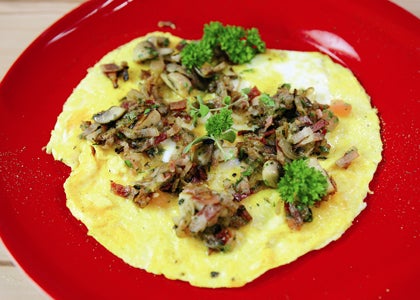 Champignons-Omelette von Andy und Alex