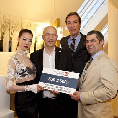 Charity-Dinner mit Miss Japan