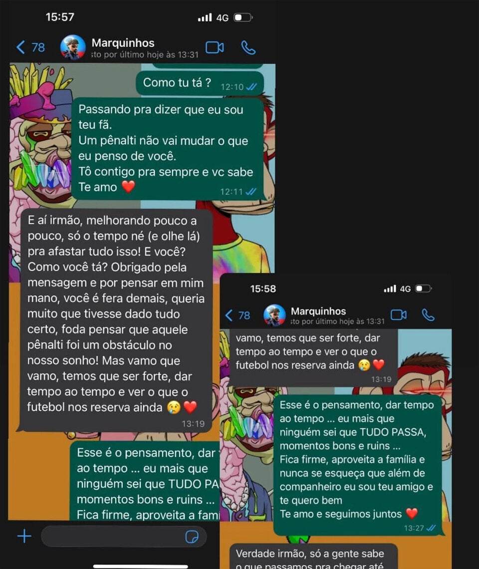 Neymar veröffentlicht private Teamchats