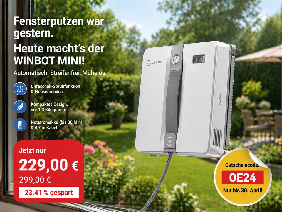 Fensterputzroboter ECOVACS WINBOT MINI