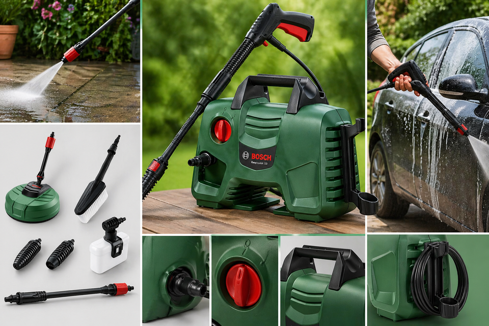 Bosch Home and Garden Hochdruckreiniger EasyAquatak 120 Premium Kit