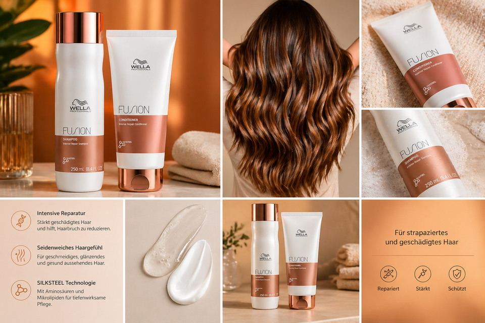 Wella Professionals Fusion Shampoo 250ml Conditioner 200ml