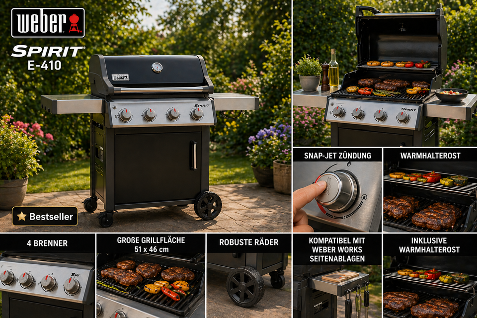 Weber Spirit E-410 Gasgrill