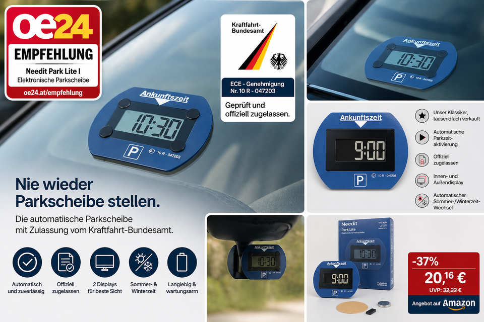 Needit elektronische Parkscheibe Park Lite