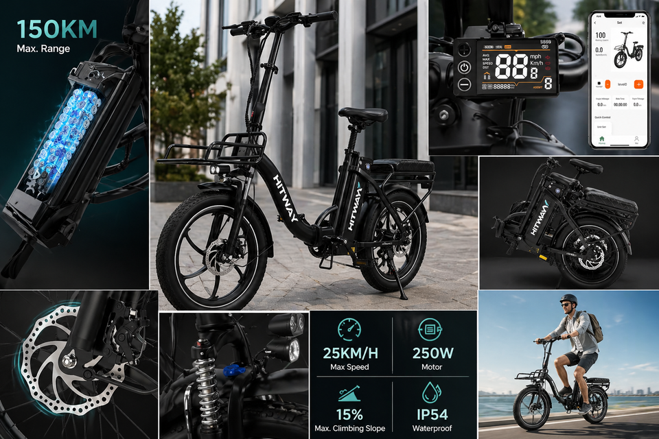 HITWAY E Bike, Ebike mit 250W Motor