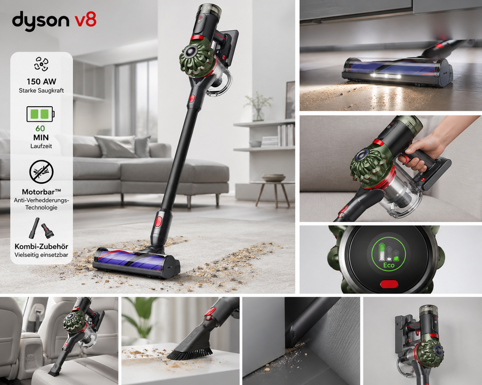 Dyson V8 Cyclone kabelloser Staubsauger