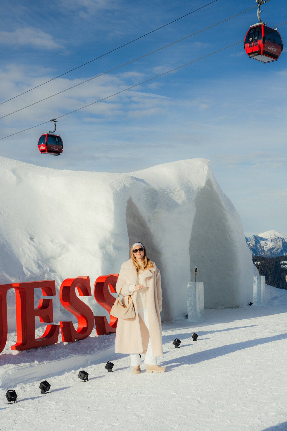 Chiara Ferragni feierte bei Guess ihr Comeback. 
