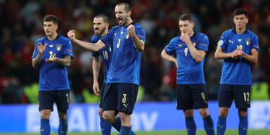 Giorgio Chiellini jubelt f&uuml;r Italien