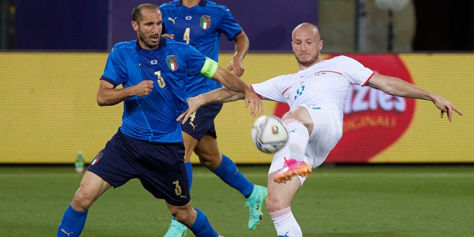 Giorgo Chiellini beim Testspiel gegen Tschechien