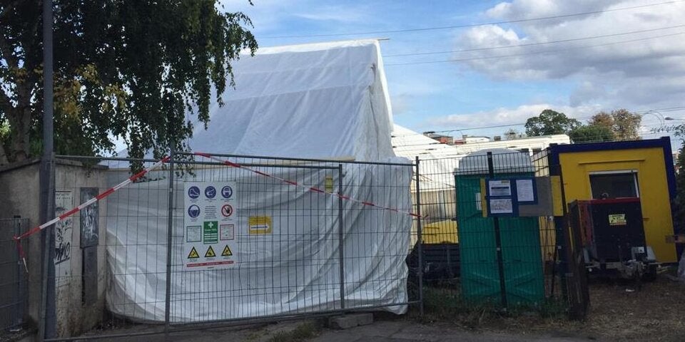 Hauch von 'Christo' in Wien Liesing