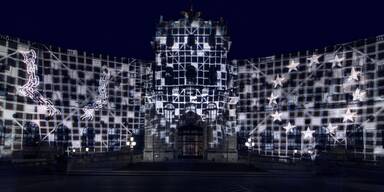 Gegen NS-Zeit: Lichtkunst zelebriert drei Jubil&auml;en