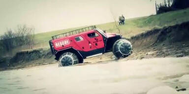 Neues Riesenauto stellt Hummer in den Schatten