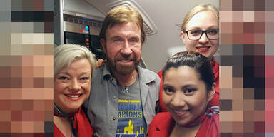 Chuck Norris Austrian Airlines