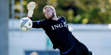 Jasper Cillessen beim Torwarttraining der niederländischen Nationalmannschaft