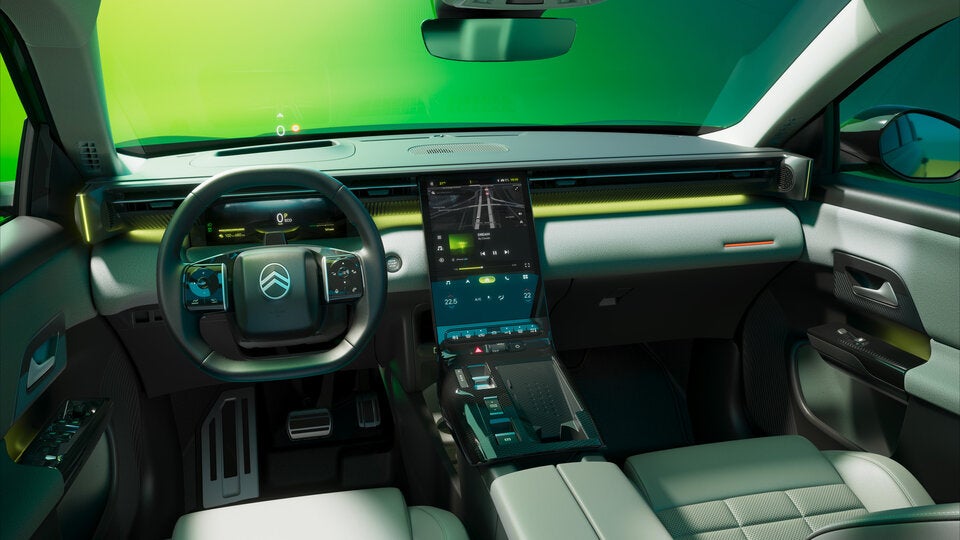 Taktiler 13-Zoll-Screen fürs Infotainment-System. 