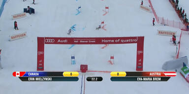 Kanada legt im ersten Final-Lauf vor