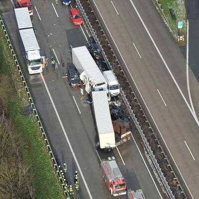Massencrash bei Cloppenburg 