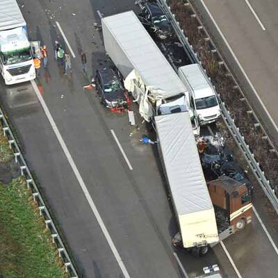 Massencrash bei Cloppenburg 