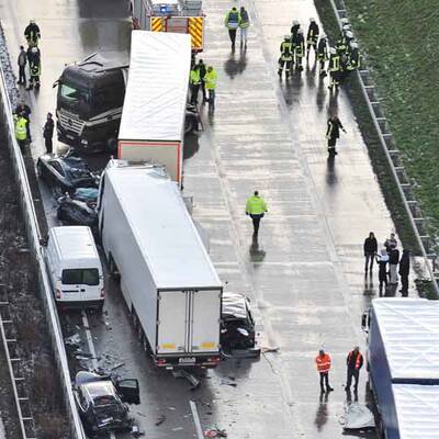 Massencrash bei Cloppenburg 