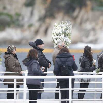 Tränen zum Gedenken an Costa Concordia