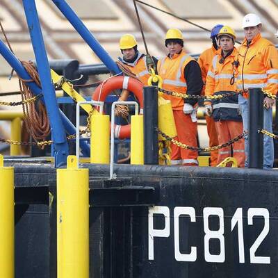 Tränen zum Gedenken an Costa Concordia