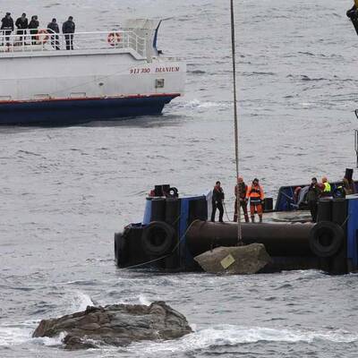 Tränen zum Gedenken an Costa Concordia