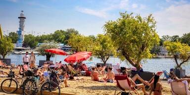 Meeresfeeling: Die schönsten Sandstrände in Wien