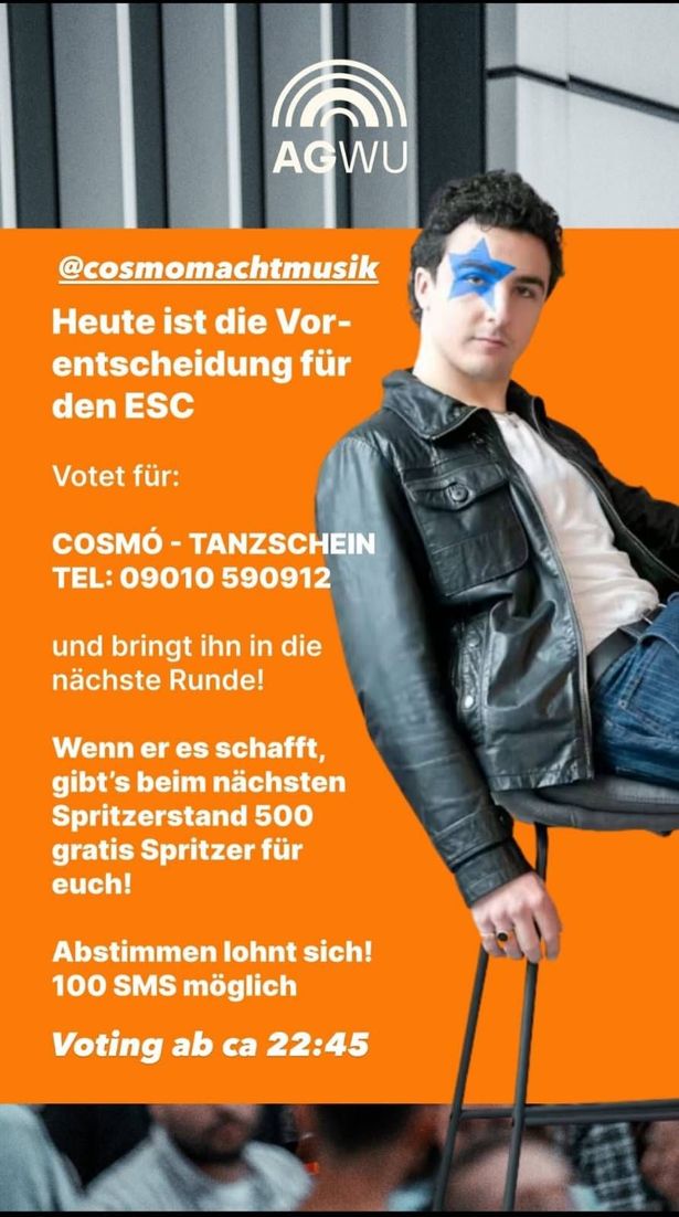 Cosmó: Dank Spritzer-Versprechen und Doskozil-Push zum ESC-Sieg?