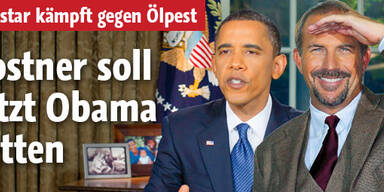 Kevin Costner soll jetzt Obama retten