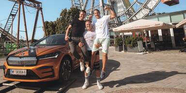 Ben, Matthias Götz, Alex, Courage Club Charity Vereinsvorstand