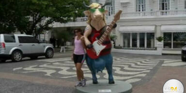 Kreativ: Kuh-Parade in Rio de Janeiro