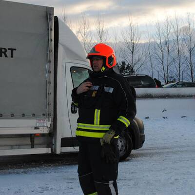 Massencrash auf der A1  