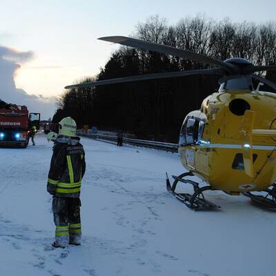 Massencrash auf der A1  