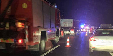 B&ouml;heimkirhcen Massenkarambolage A1