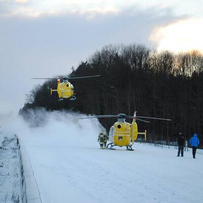 Massencrash auf der A1  