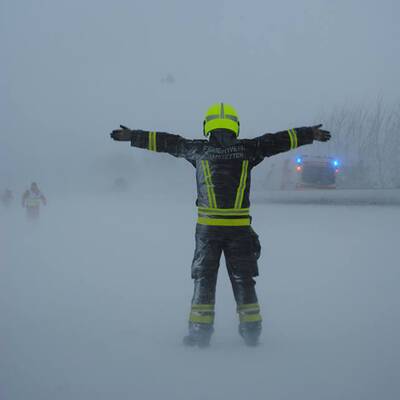 Massencrash auf der A1  