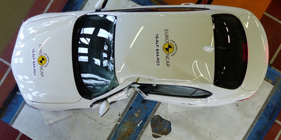 Giulia, Tiguan und Ateca im Crashtest