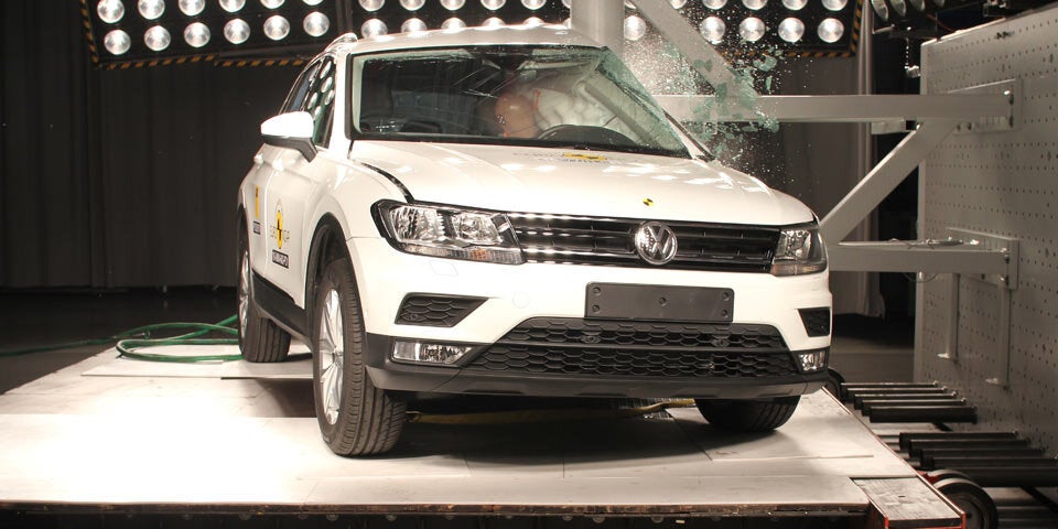 Giulia, Tiguan und Ateca im Crashtest