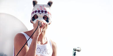 Panda-Rapper Cro Am Samstag live