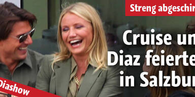 Cruise und Diaz feierten in Salzburg