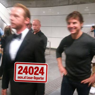 Tom Cruise & Simon Pegg drehen in der Wiener U-Bahn
