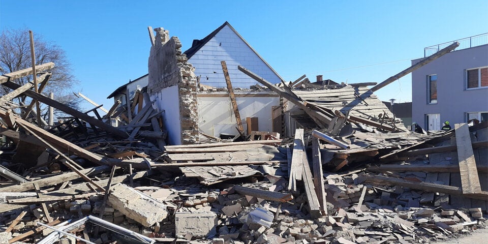 Explosion in Einfamilienhaus in Dürnkrut