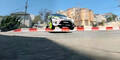 Wilde Rallye-Fahrt in den Straßen von San Francisco