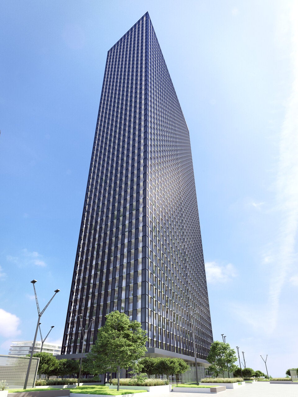 DC2 - Der Turm in der Donau City.